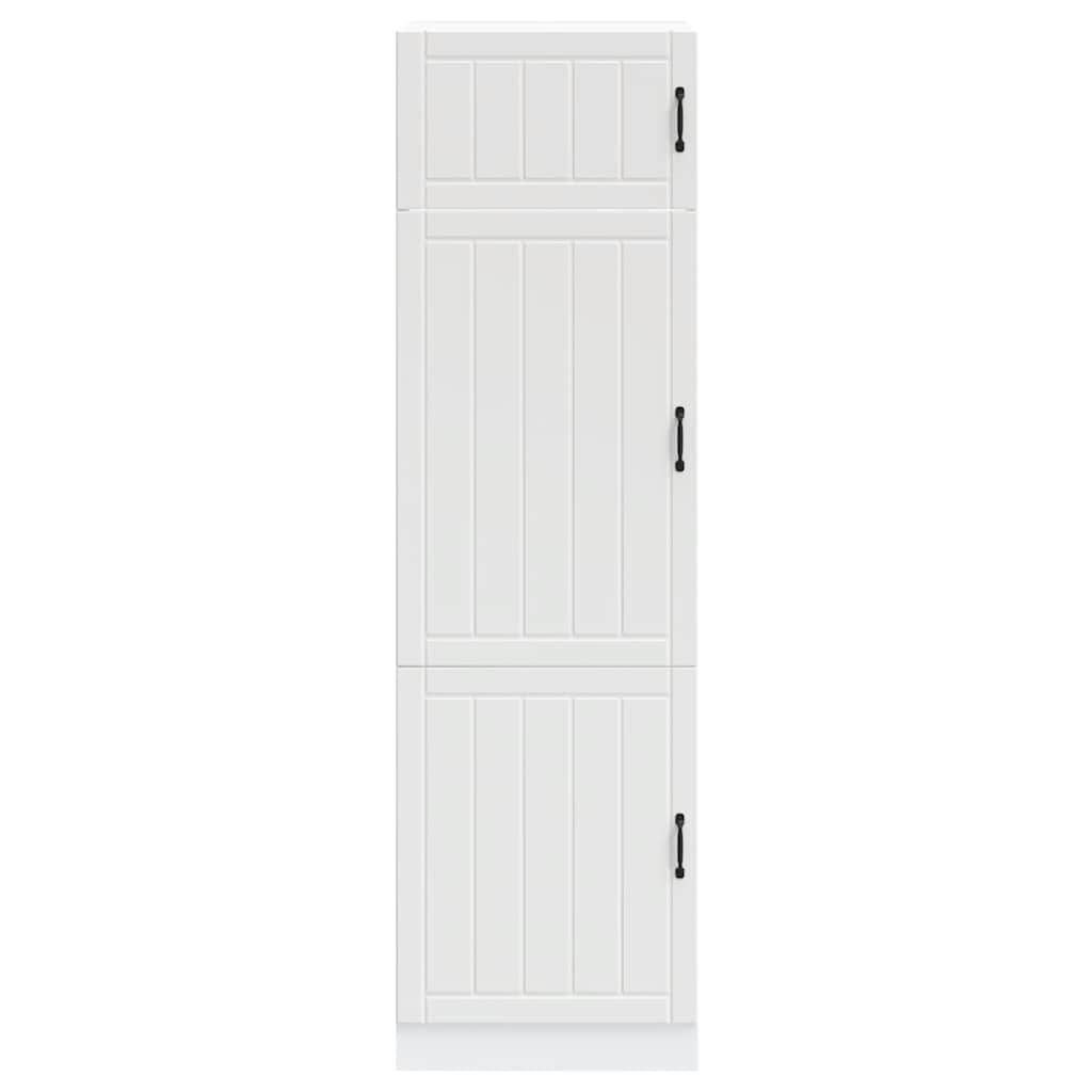 Kitchen Cupboard "Lucca" White Engineered Wood