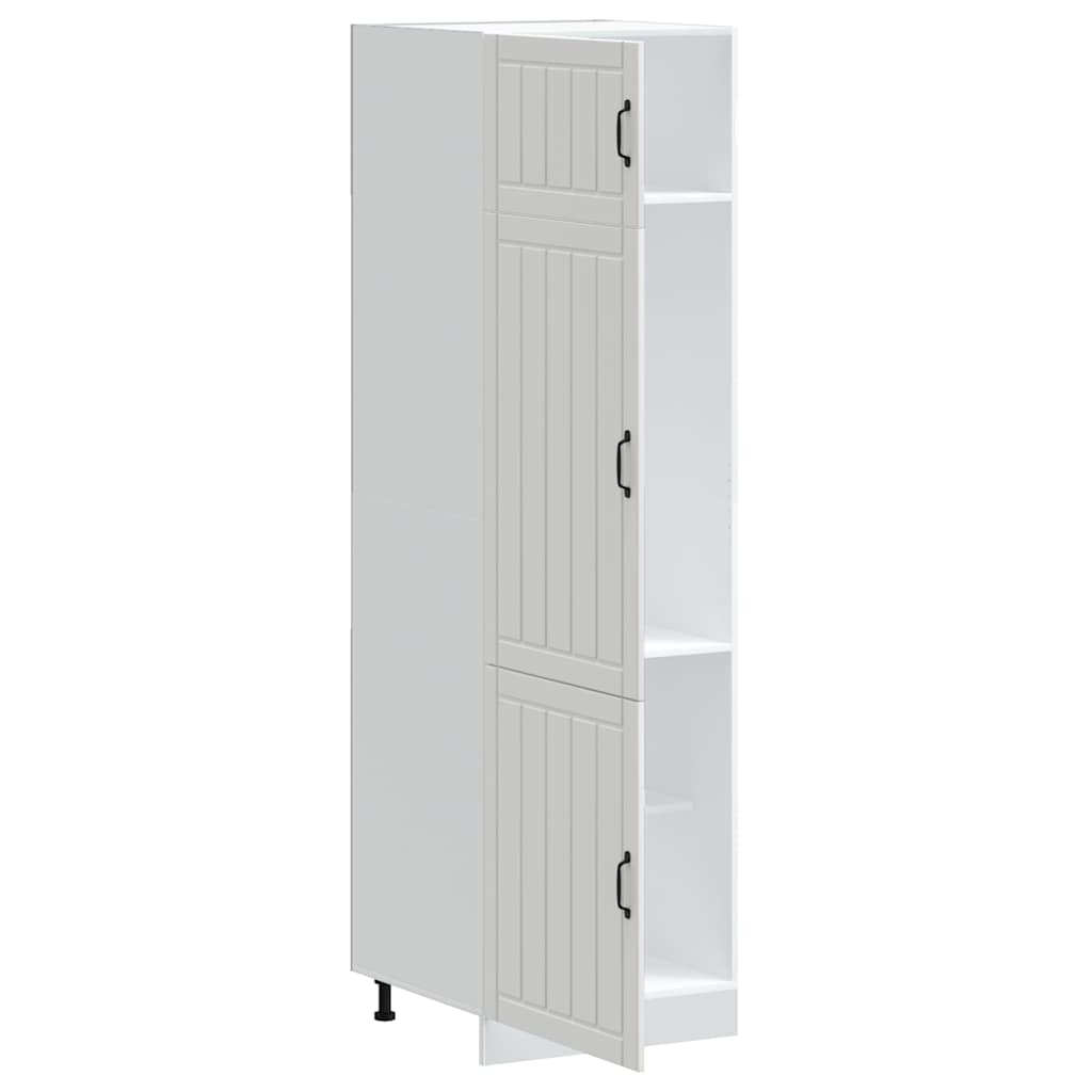 Kitchen Cupboard "Lucca" White Engineered Wood