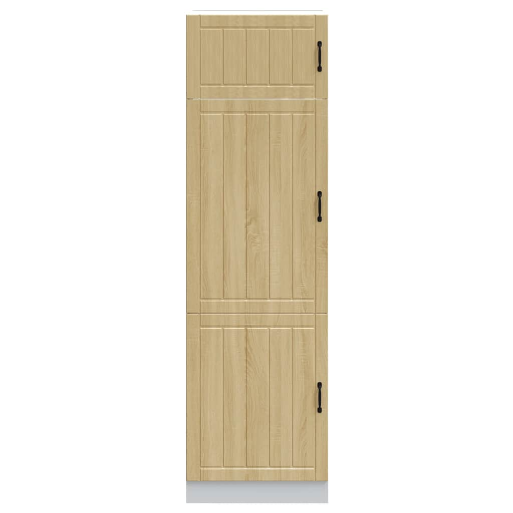 vidaXL Kitchen Cupboard Lucca Sonoma Oak Engineered Wood