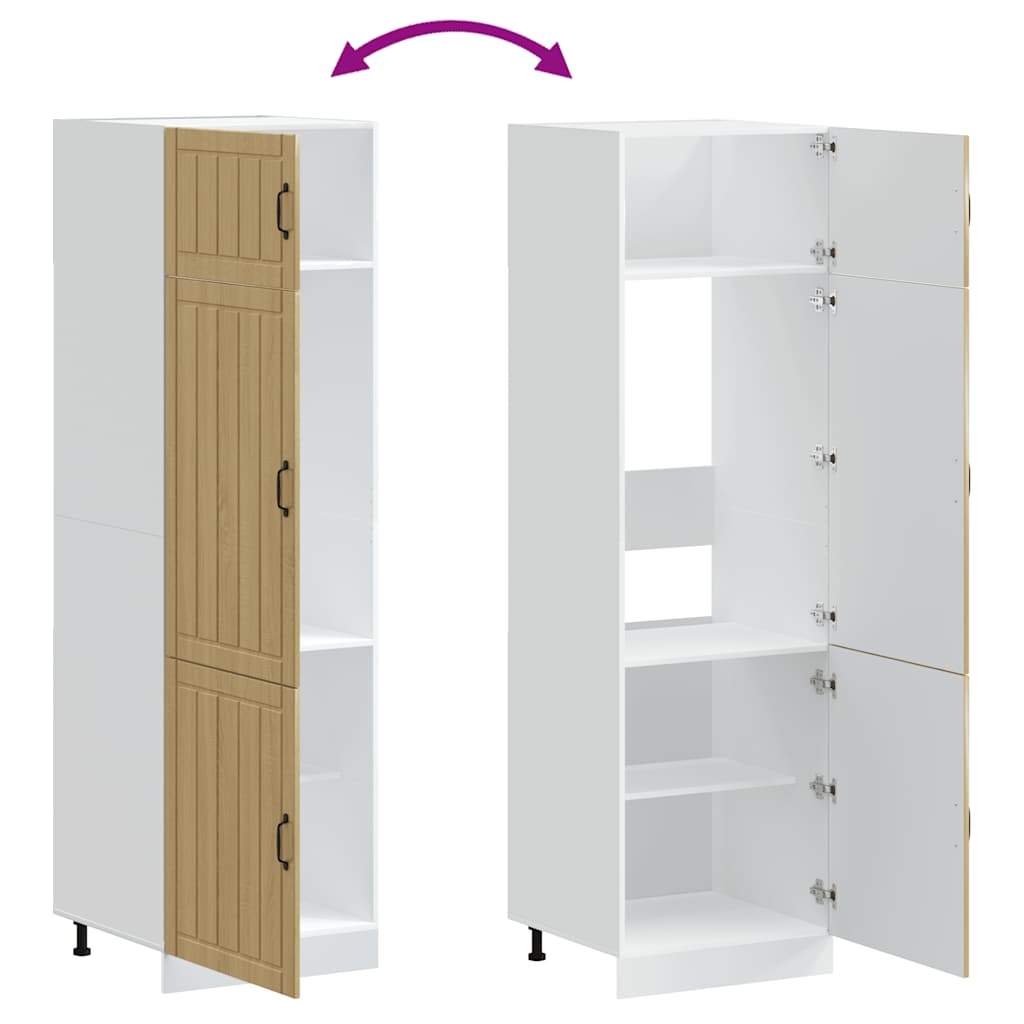 Kitchen Cupboard "Lucca" Sonoma Oak Engineered Wood