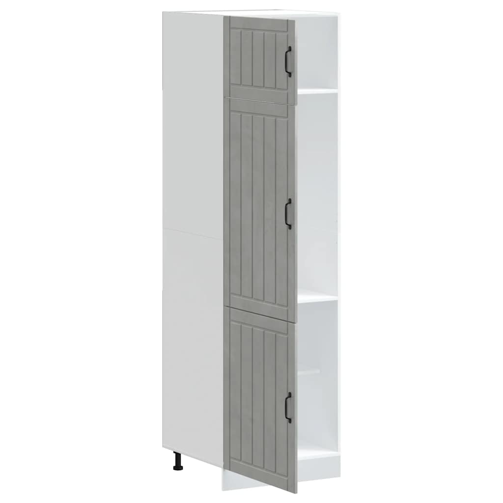 vidaXL Kitchen Cupboard Lucca Concrete Grey Engineered Wood