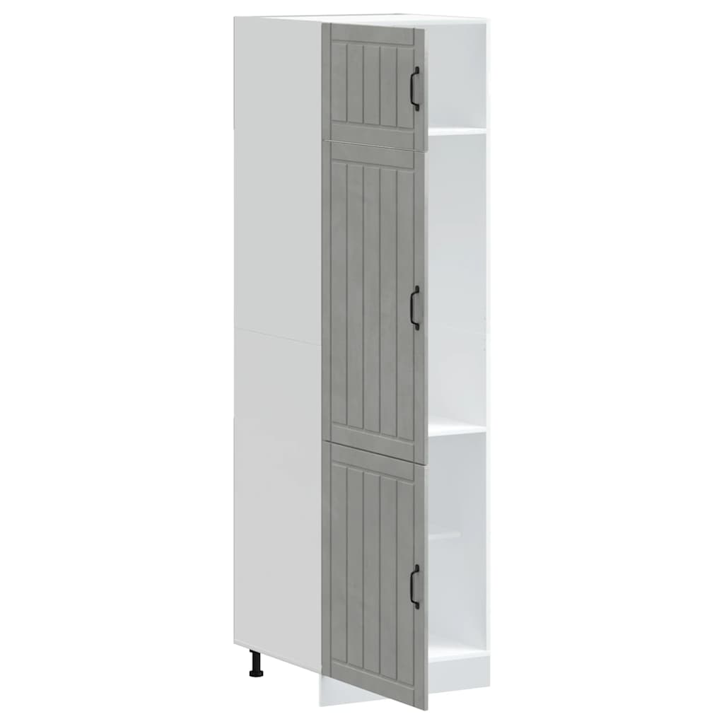 Kitchen Cupboard "Lucca" Concrete Grey Engineered Wood