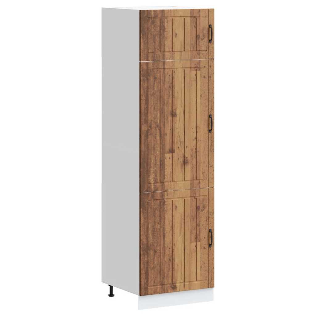 Kitchen Cupboard "Lucca" Old Wood Engineered Wood