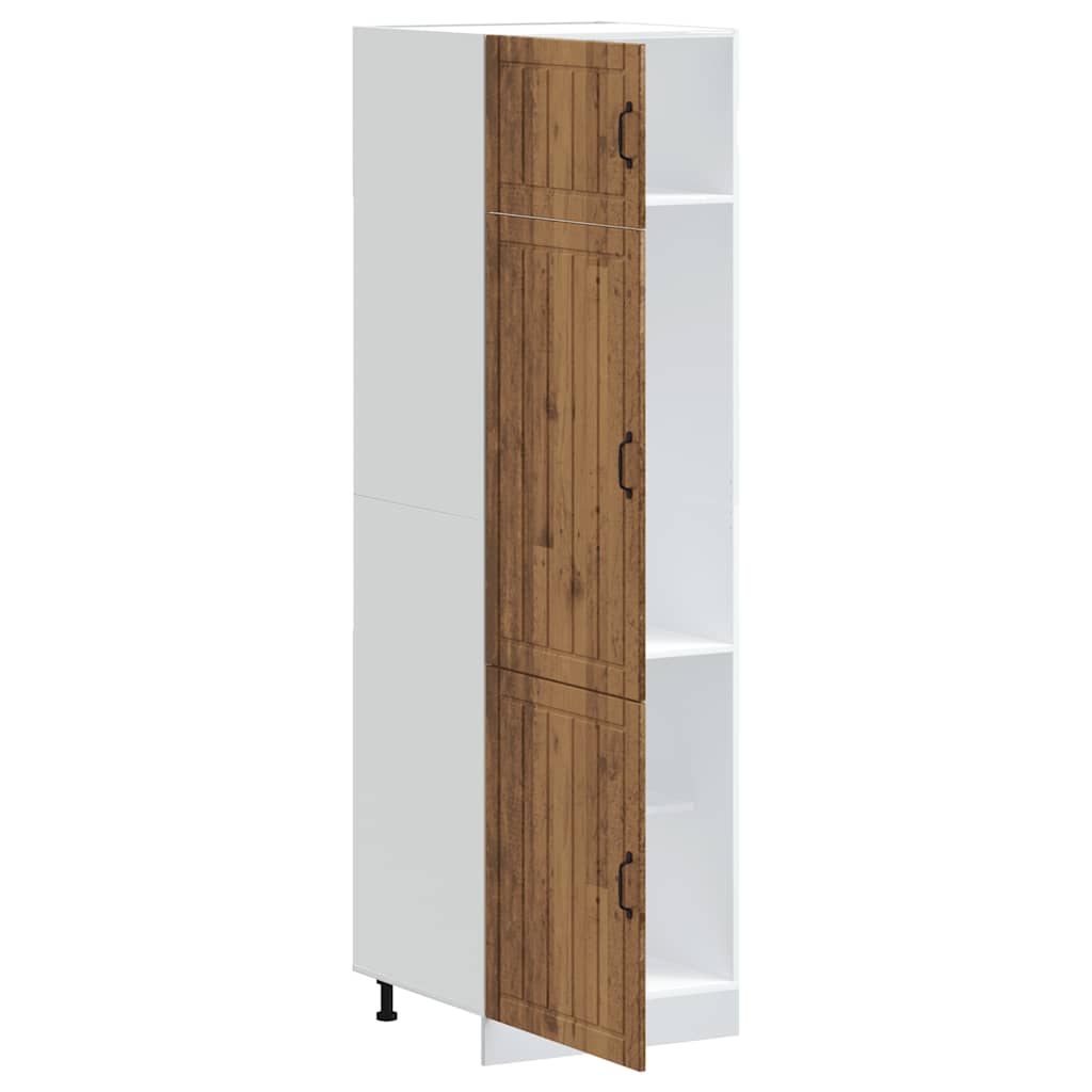 vidaXL Kitchen Cupboard Lucca Old Wood Engineered Wood