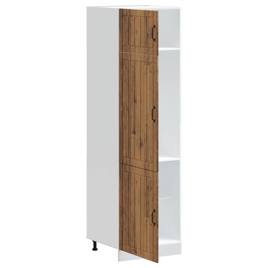Kitchen Cupboard "Lucca" Old Wood Engineered Wood