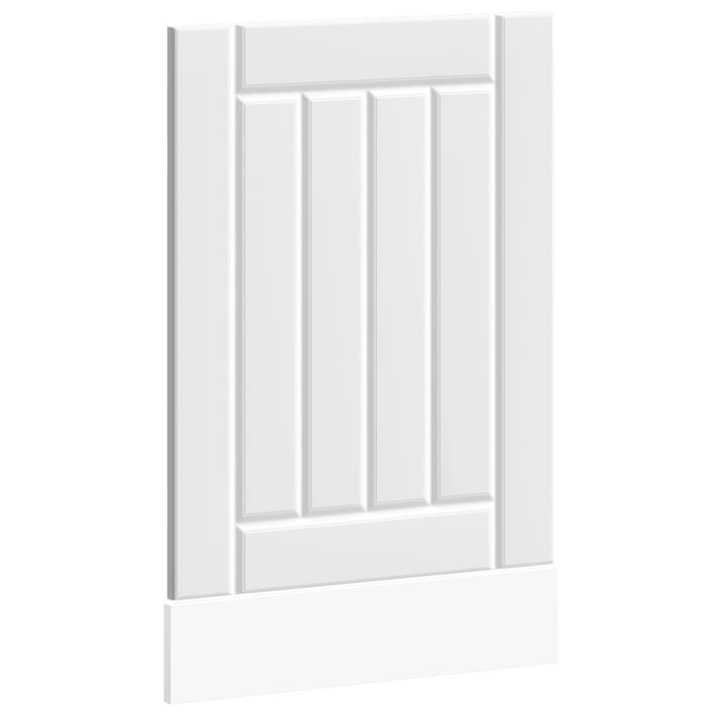 Dishwasher Panel "Lucca" White Engineered Wood