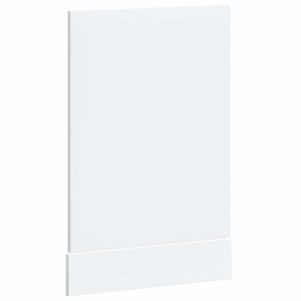 Dishwasher Panel "Lucca" High Gloss White Engineered Wood