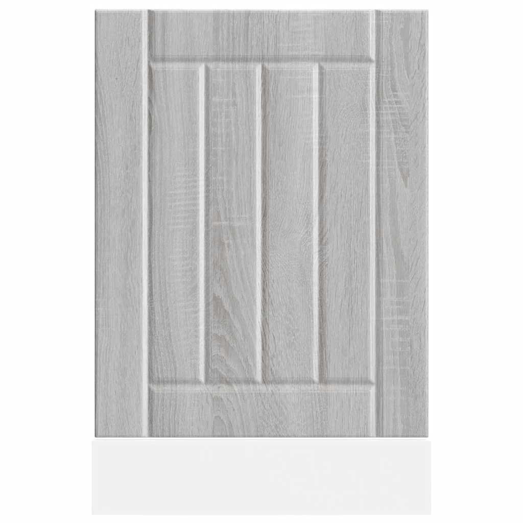 Dishwasher Panel "Lucca" Grey Sonoma Engineered Wood