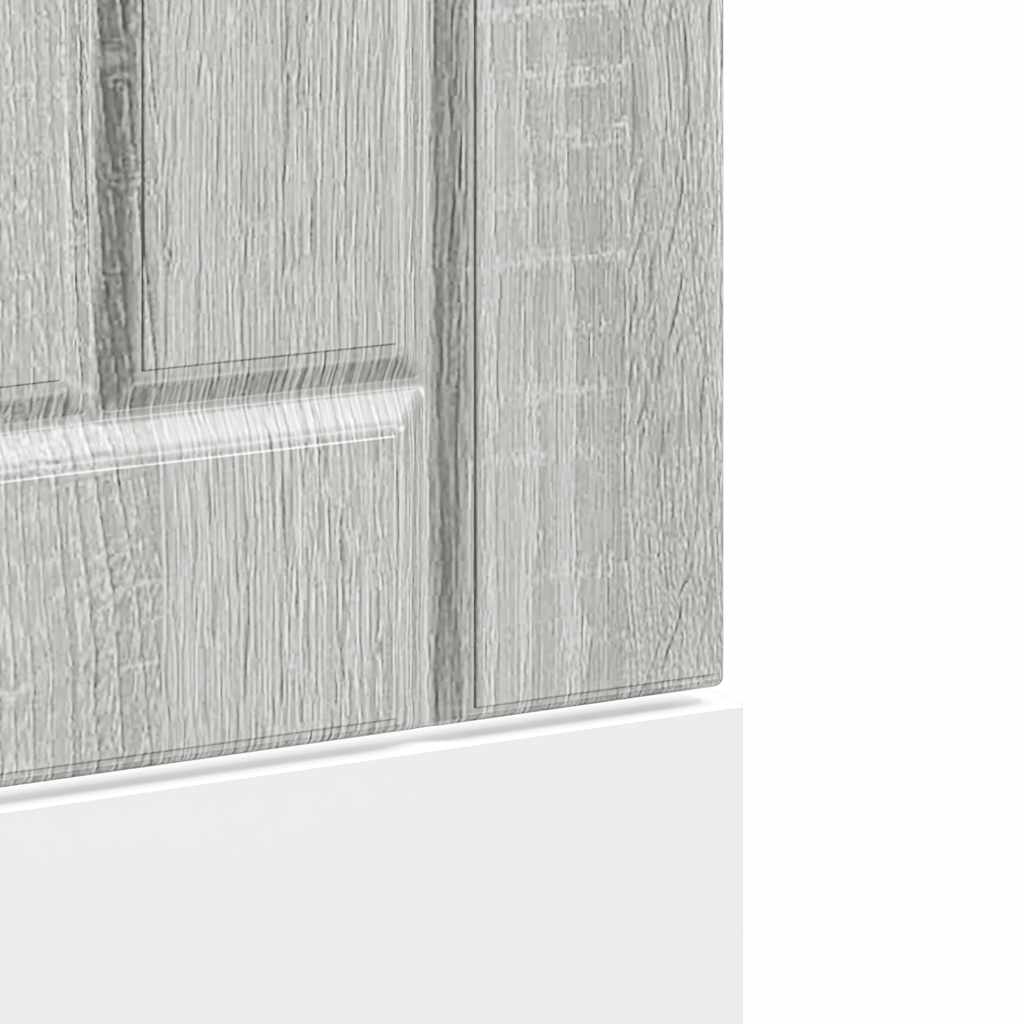 Dishwasher Panel "Lucca" Grey Sonoma Engineered Wood
