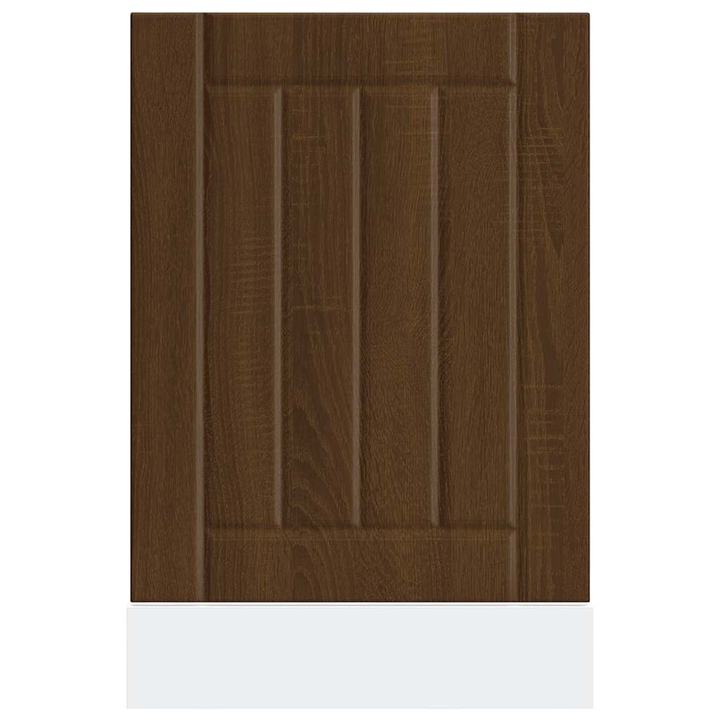 Dishwasher Panel "Lucca" Brown Oak Engineered Wood