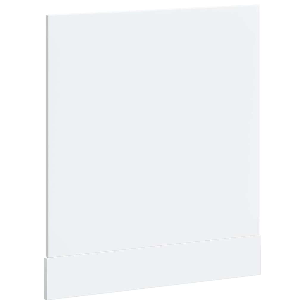Dishwasher Panel "Lucca" White Engineered Wood