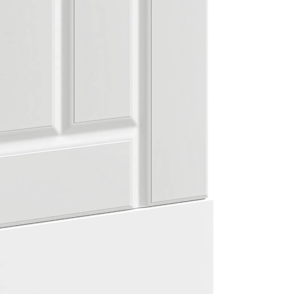 Dishwasher Panel "Lucca" White Engineered Wood