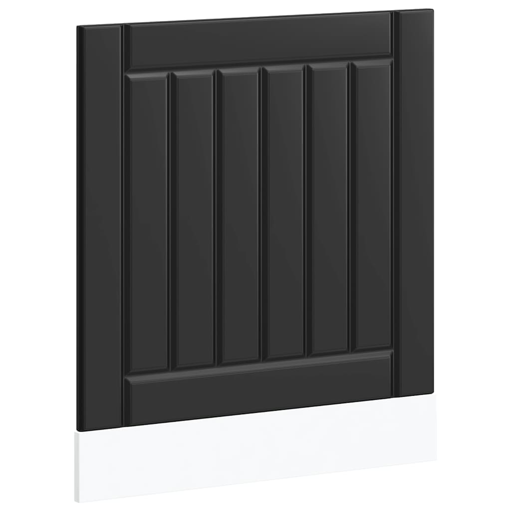 Dishwasher Panel "Lucca" Black Engineered Wood