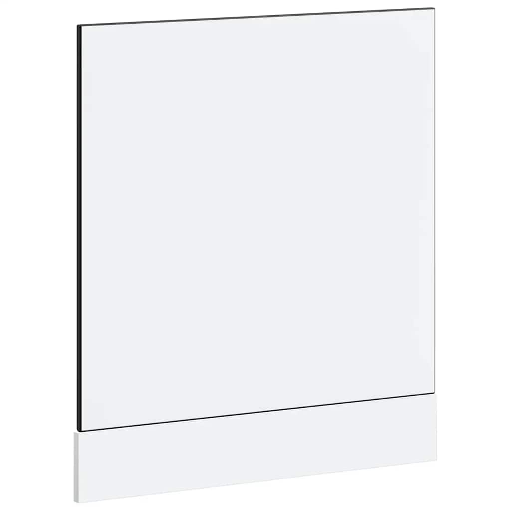 Dishwasher Panel "Lucca" Black Engineered Wood