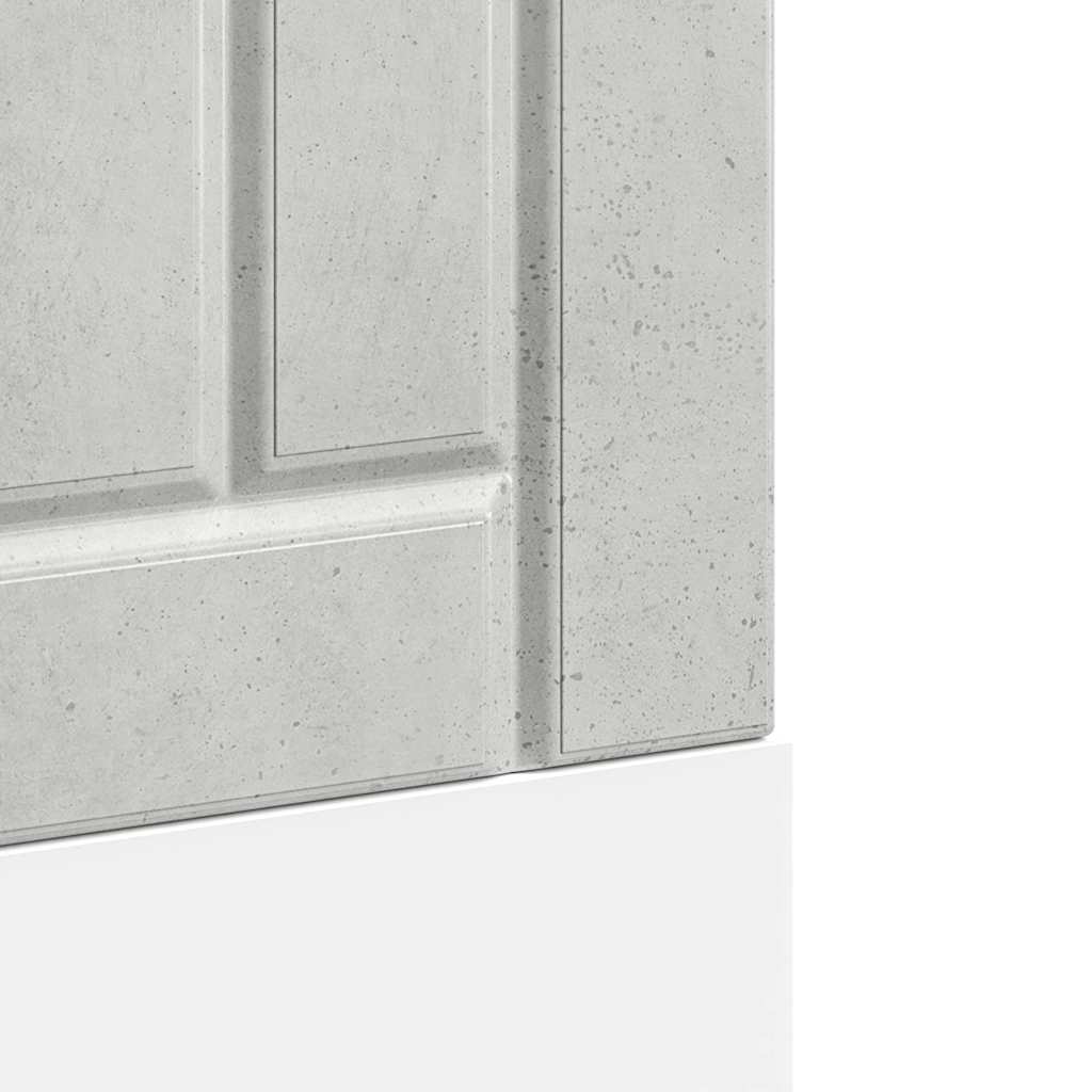 Dishwasher Panel "Lucca" Concrete Grey Engineered Wood