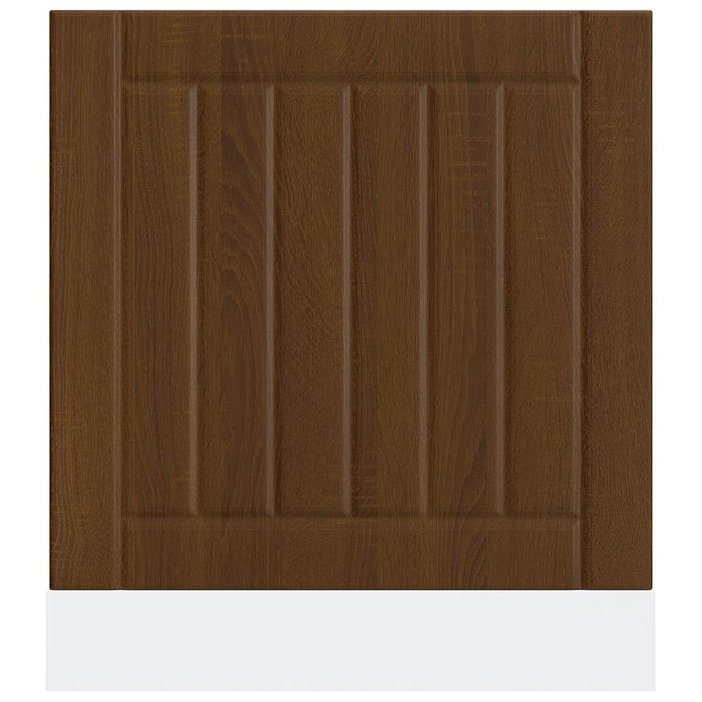 Dishwasher Panel "Lucca" Brown Oak Engineered Wood
