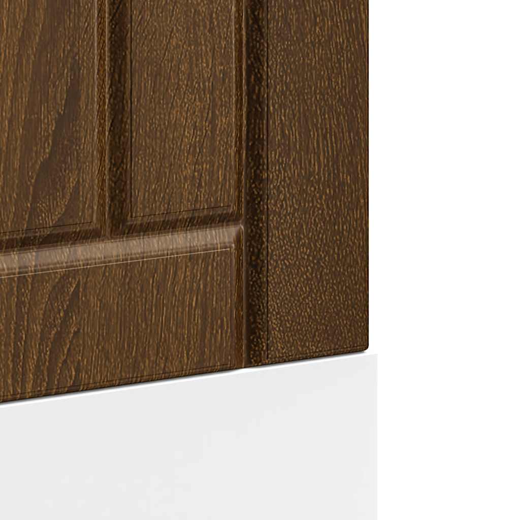 Dishwasher Panel "Lucca" Brown Oak Engineered Wood