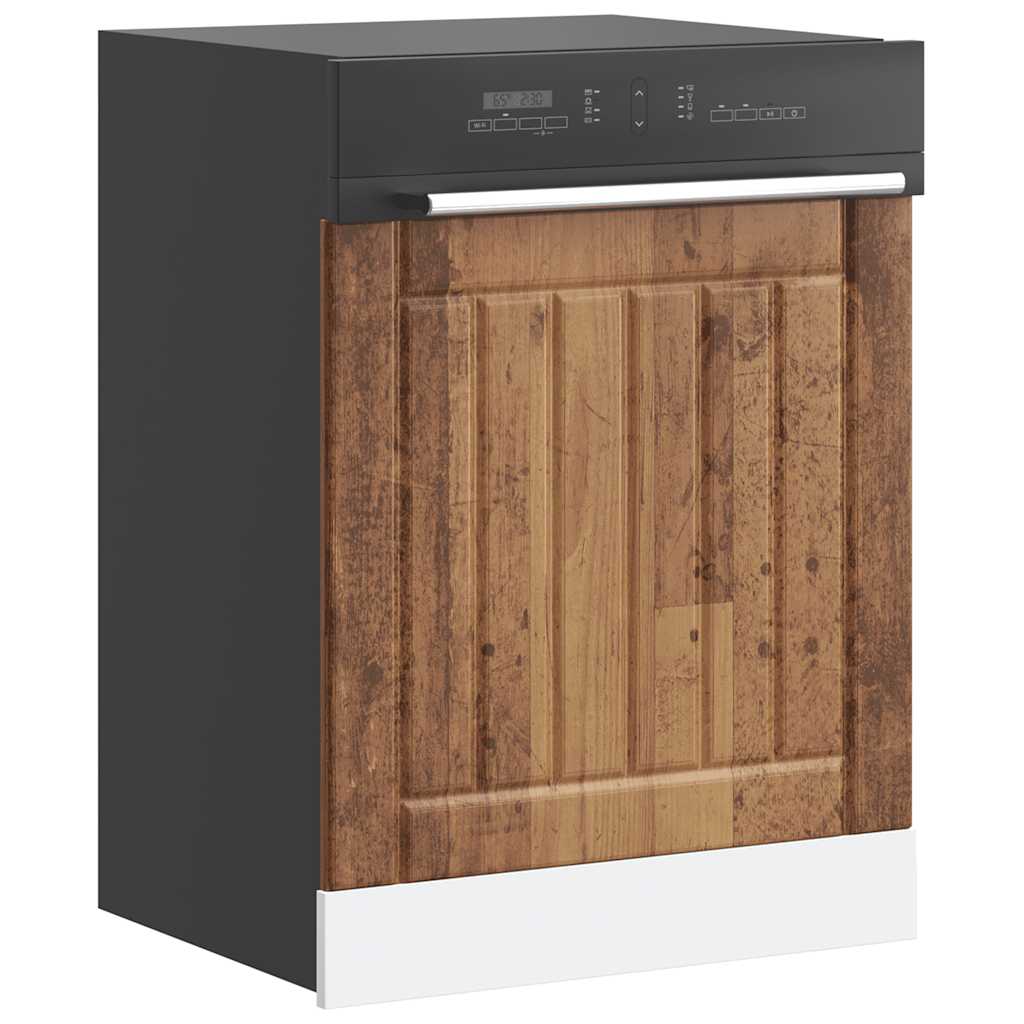 Dishwasher Panel "Lucca" Old Wood Engineered Wood