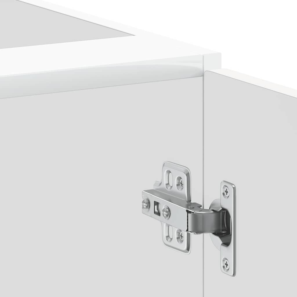 Kitchen Base Cabinet "Porto" White Engineered Wood