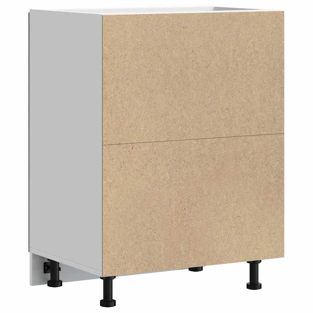 Kitchen Base Cabinet "Porto" Concrete Grey Engineered Wood