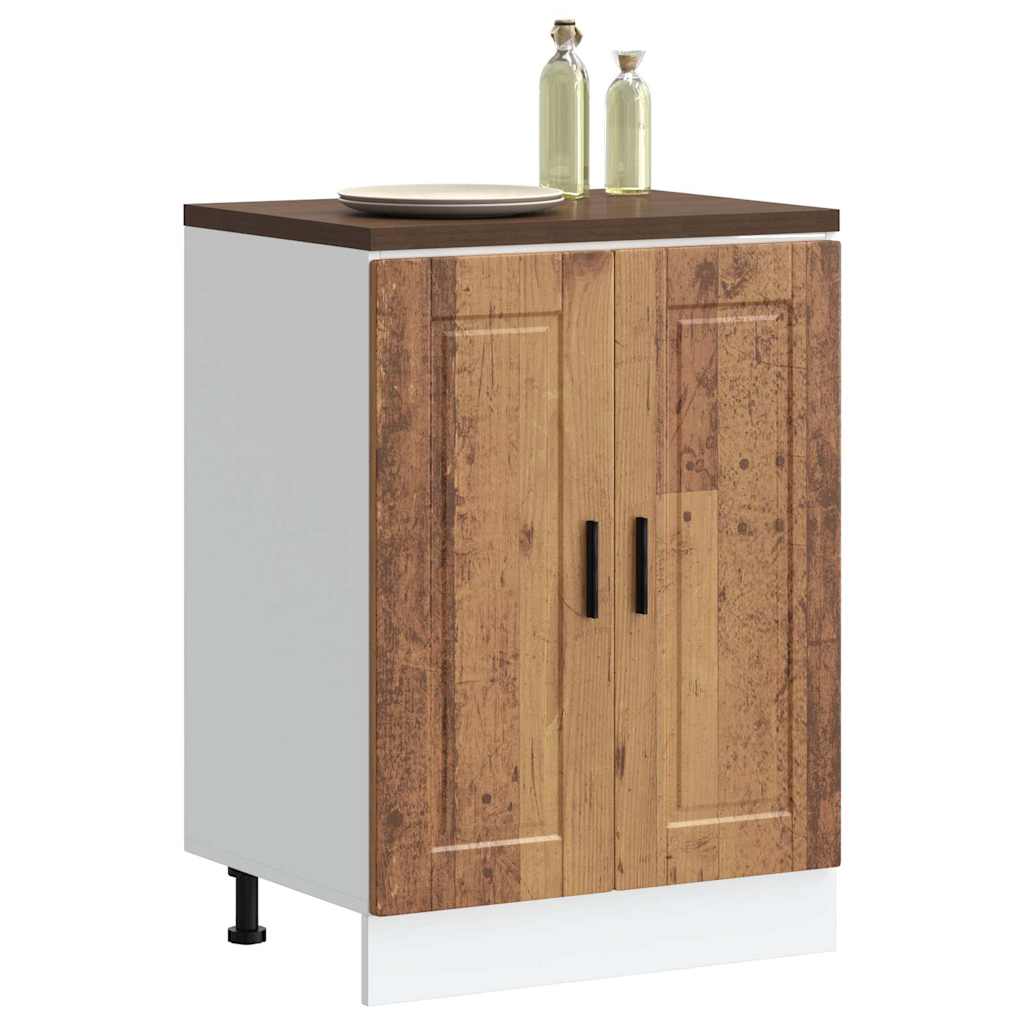 Kitchen Base Cabinet "Porto" Old Wood Engineered Wood