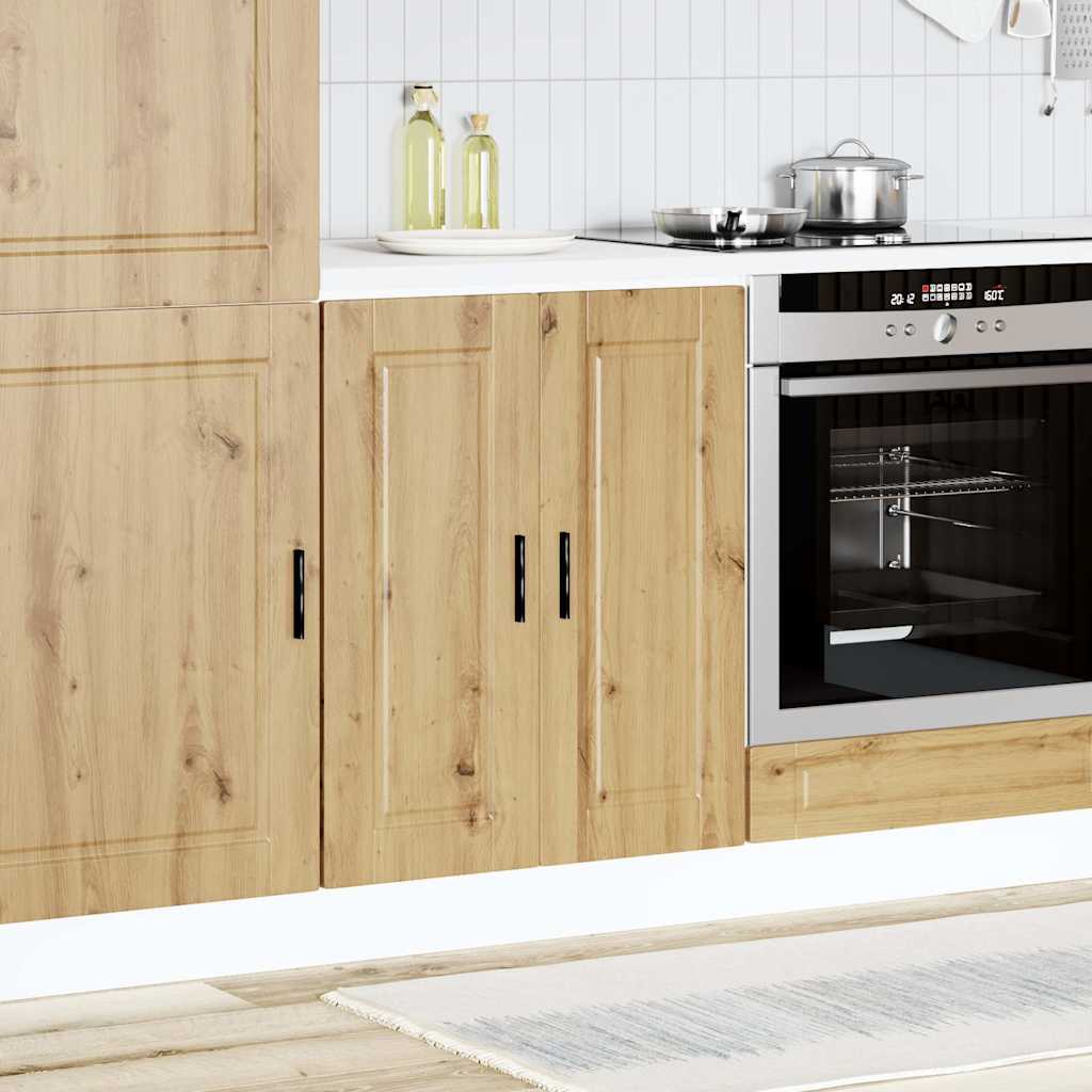 Kitchen Base Cabinet "Porto" Artisan Oak Engineered Wood