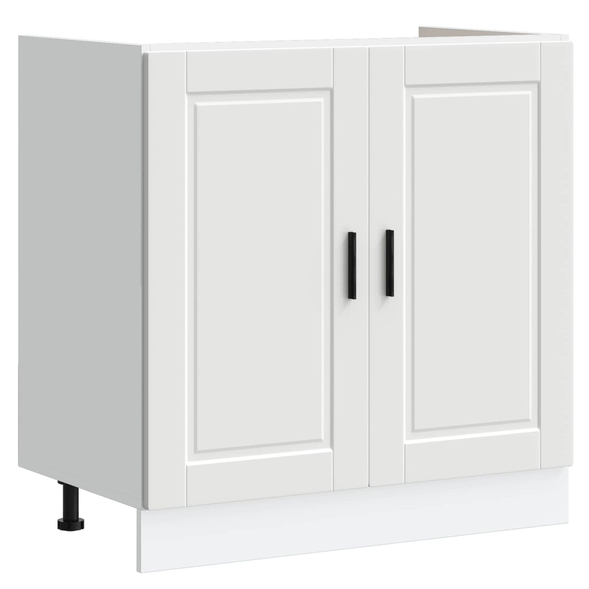 Sink Base Cabinet "Porto" White 80x46x81,5 cm Engineered Wood