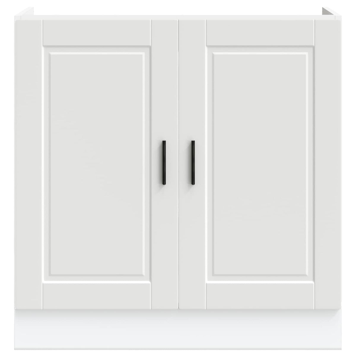 Sink Base Cabinet "Porto" White 80x46x81,5 cm Engineered Wood