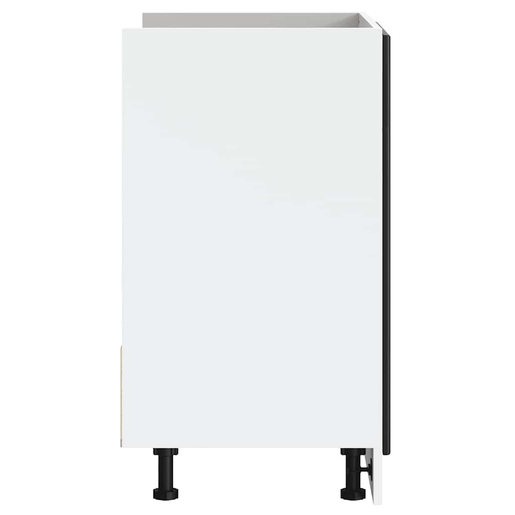 Sink Base Cabinet "Porto" Black 80x46x81.5 cm Engineered Wood