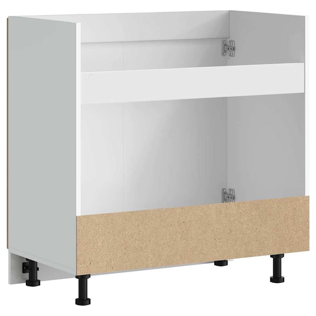 Sink Base Cabinet "Porto" Artisan Oak 80x46x81.5 cm Engineered Wood