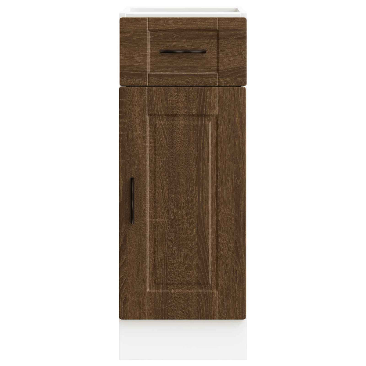 Kitchen Base Cabinet "Porto" Brown Oak Engineered Wood