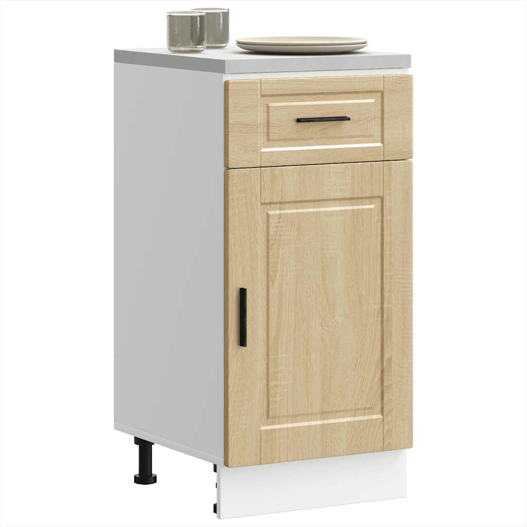 Kitchen Base Cabinet "Porto" Sonoma Oak Engineered Wood