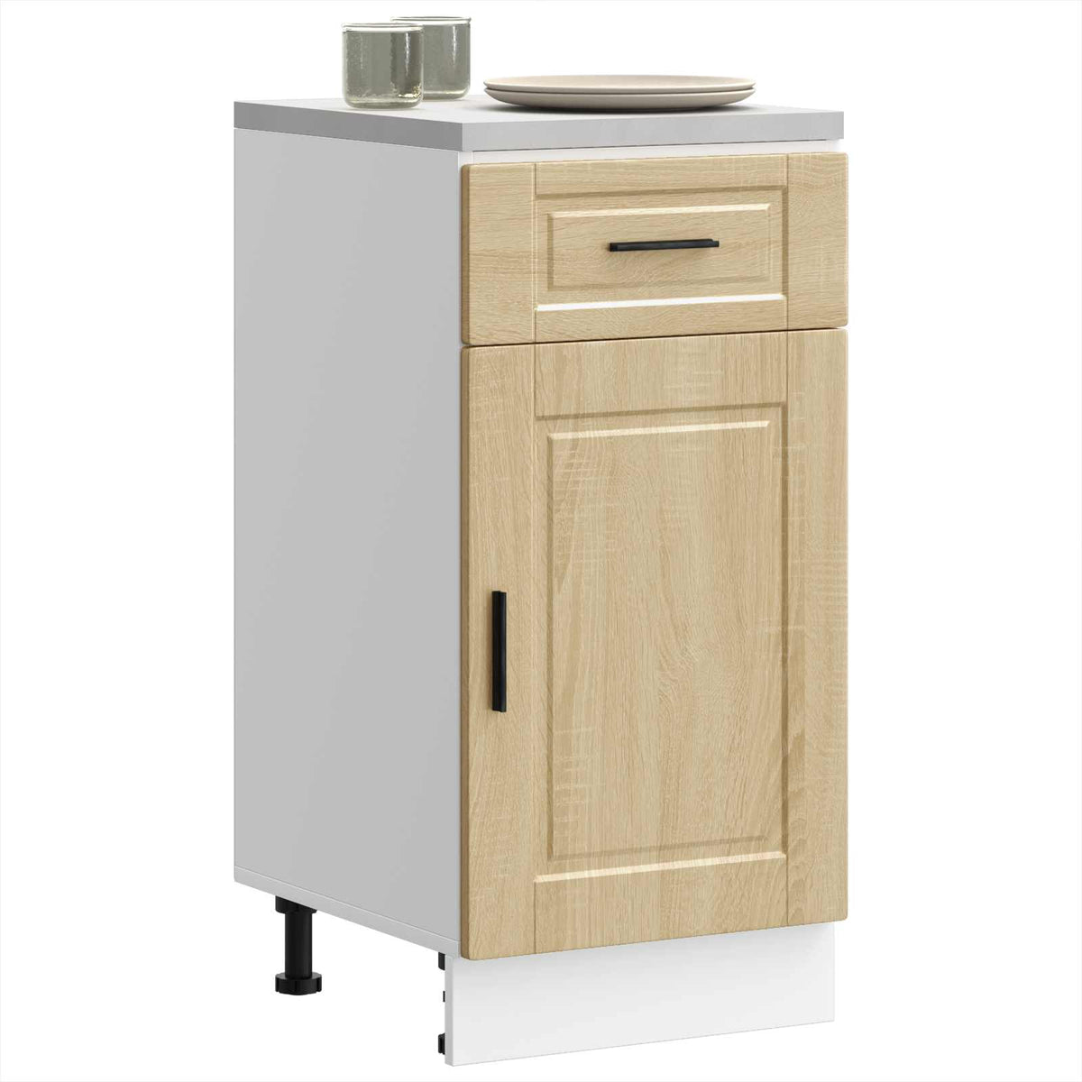 Kitchen Base Cabinet "Porto" Sonoma Oak Engineered Wood