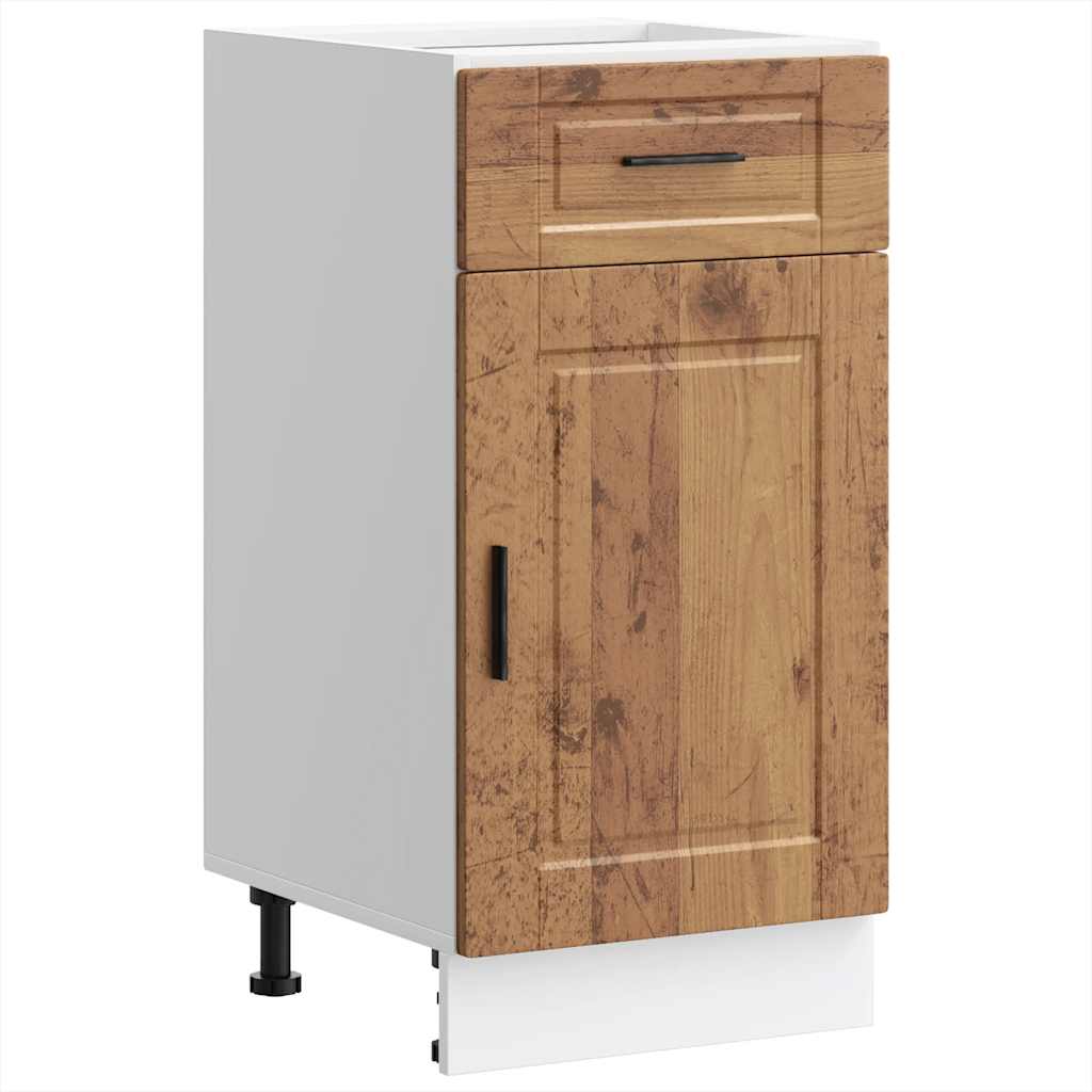 Kitchen Base Cabinet "Porto" Old Wood Engineered Wood