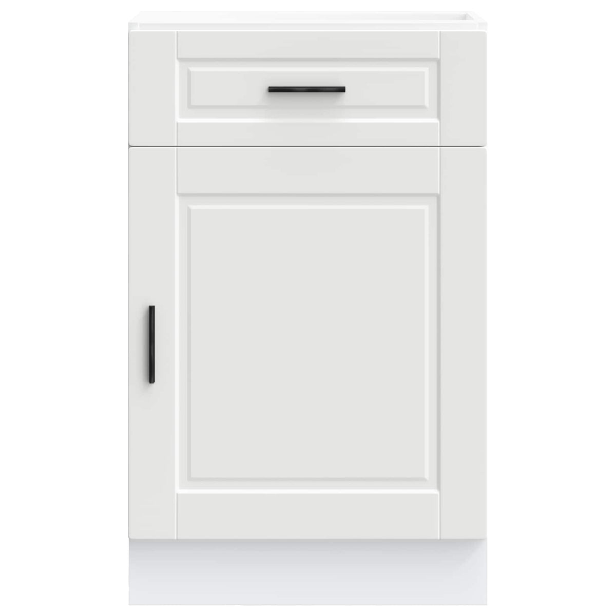Kitchen Base Cabinet "Porto" White Engineered Wood