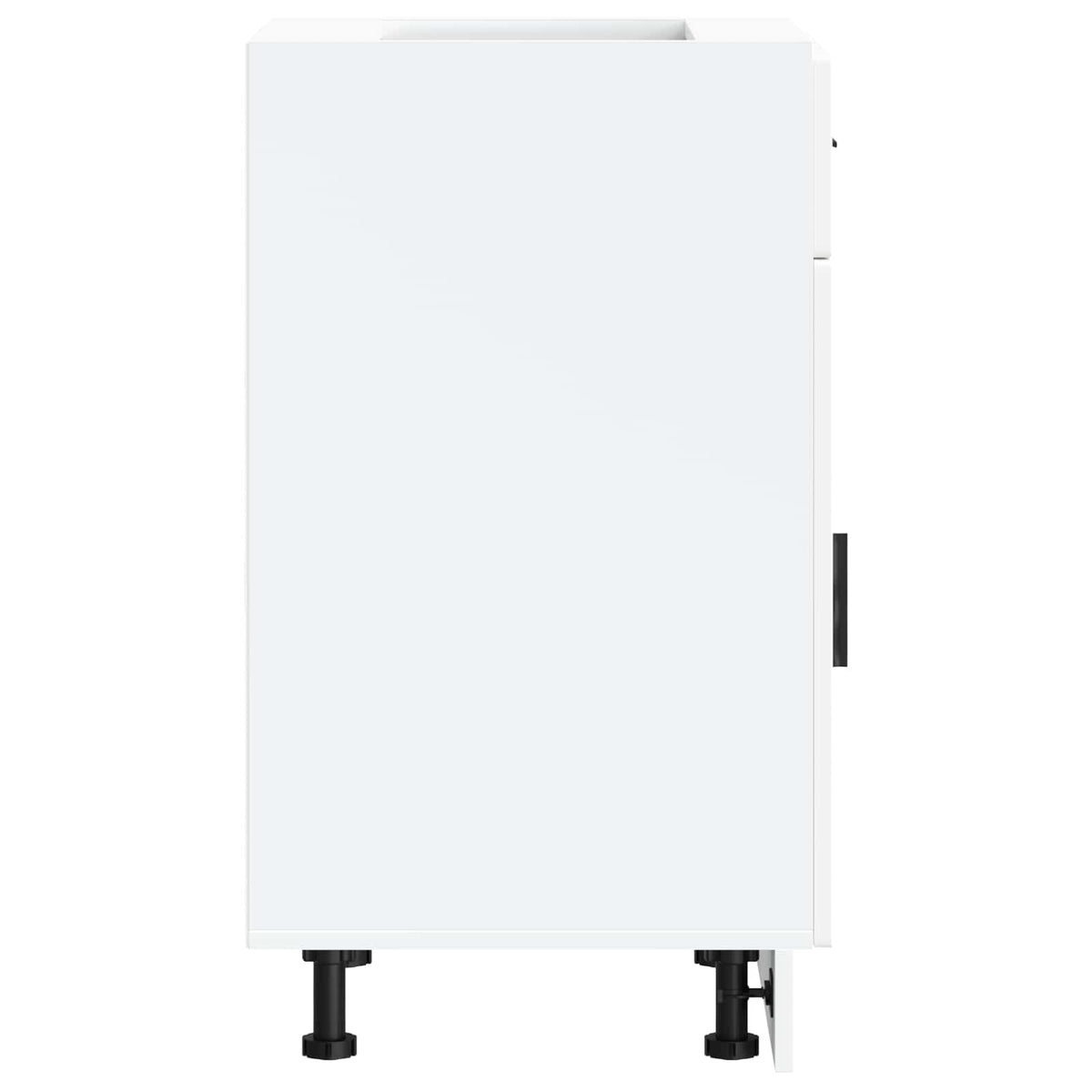 Kitchen Base Cabinet "Porto" White Engineered Wood