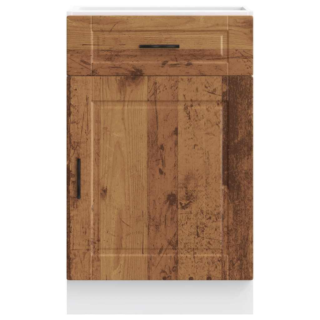 Kitchen Base Cabinet "Porto" Old Wood Engineered Wood