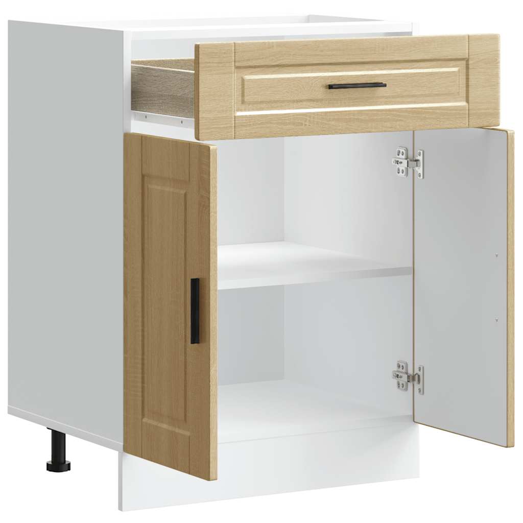 vidaXL Kitchen Base Cabinet Porto Sonoma Oak Engineered Wood