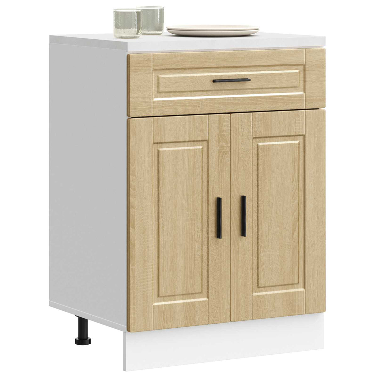 Kitchen Base Cabinet "Porto" Sonoma Oak Engineered Wood