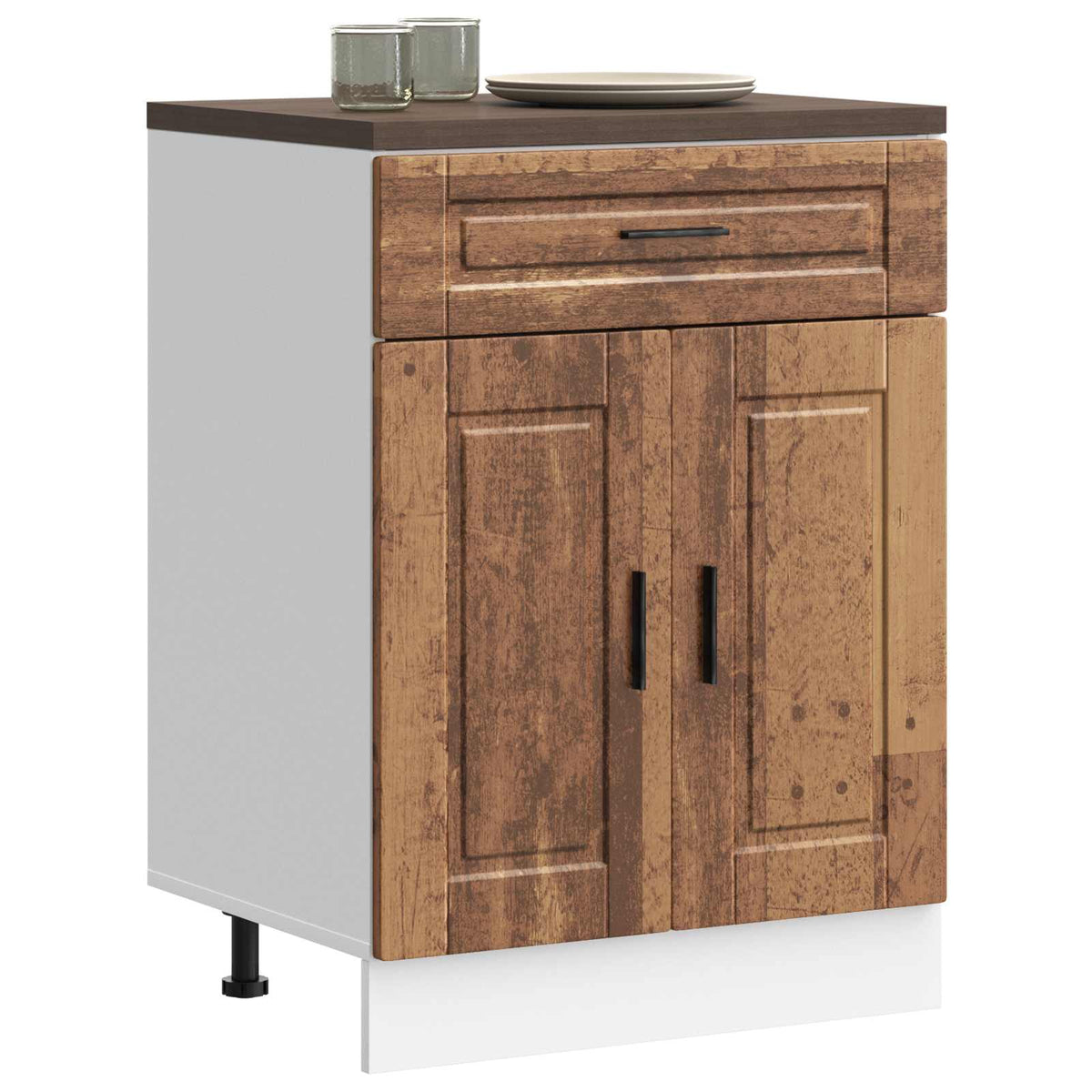 Kitchen Base Cabinet "Porto" Old Wood Engineered Wood