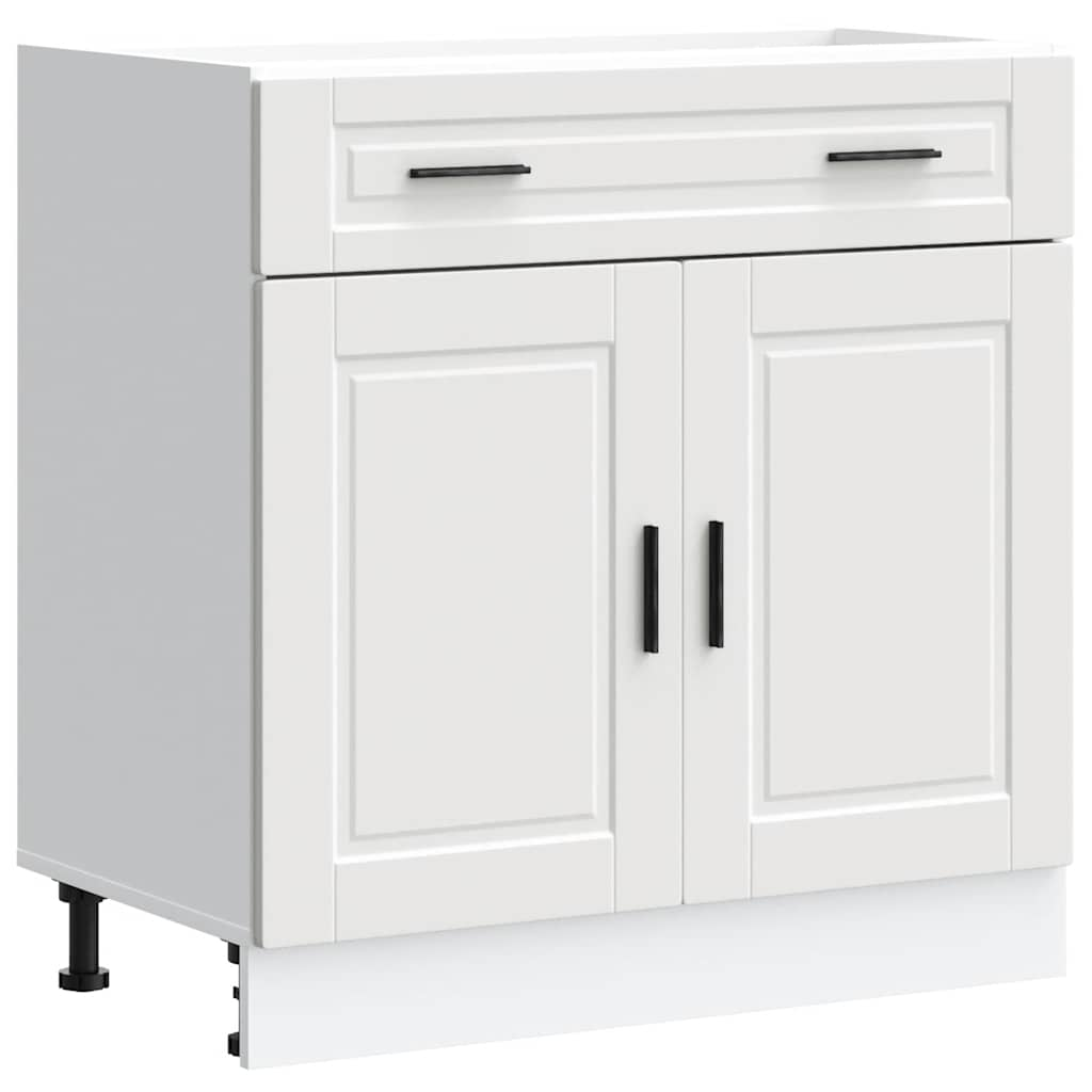 vidaXL Kitchen Base Cabinet Porto White Engineered Wood