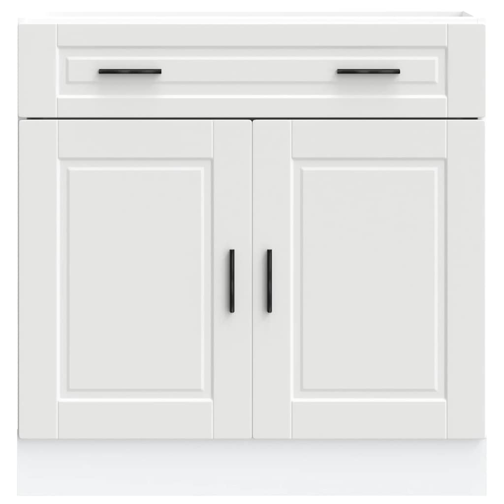 vidaXL Kitchen Base Cabinet Porto White Engineered Wood