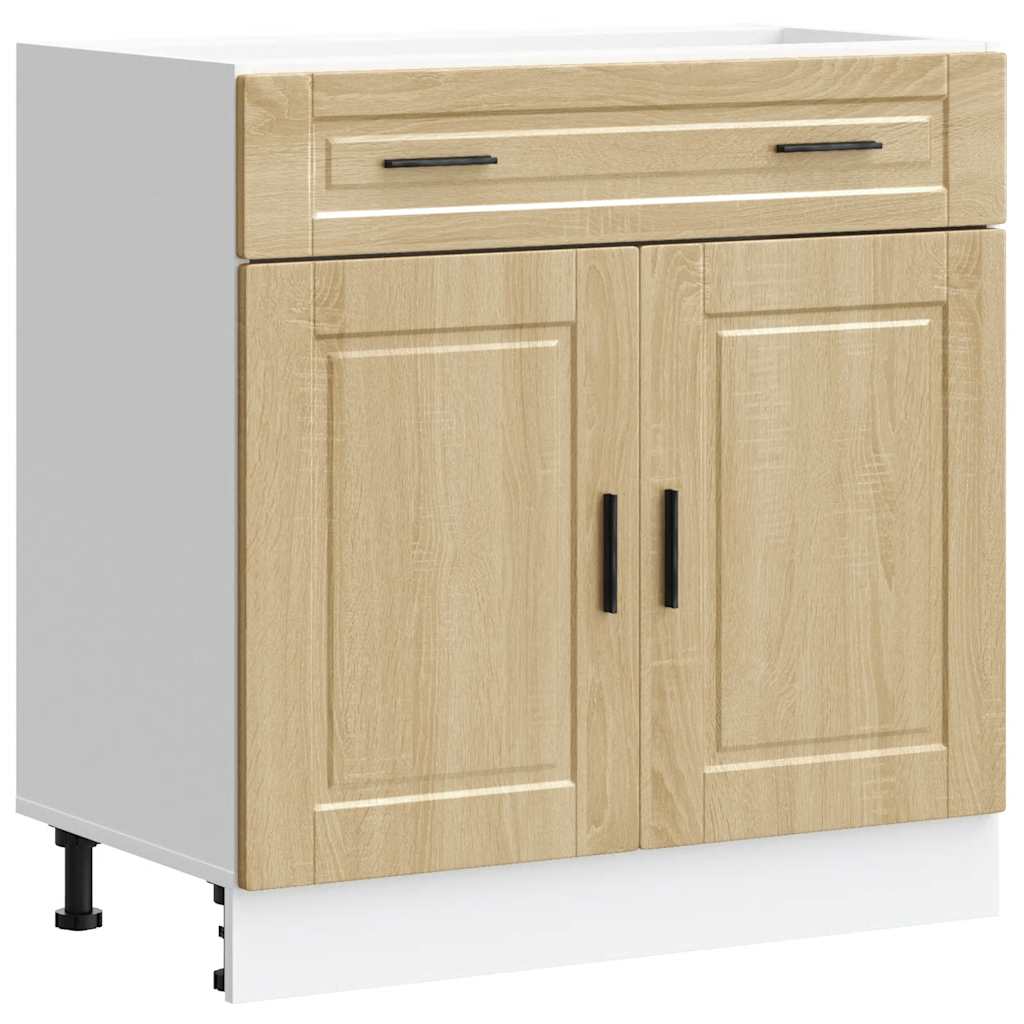 Kitchen Base Cabinet "Porto" Sonoma Oak Engineered Wood