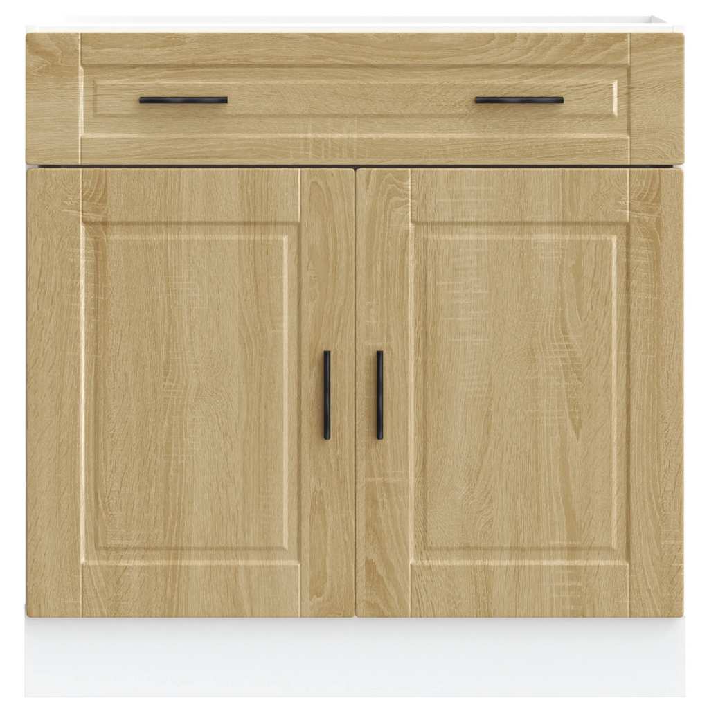 vidaXL Kitchen Base Cabinet Porto Sonoma Oak Engineered Wood