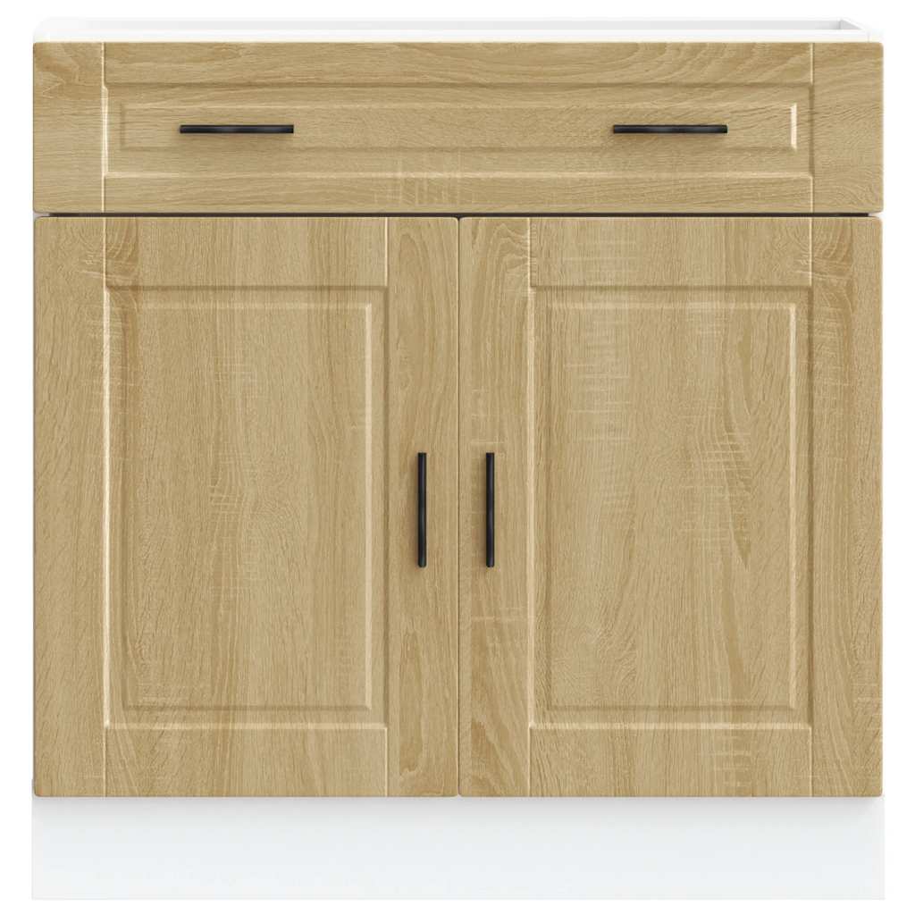 Kitchen Base Cabinet "Porto" Sonoma Oak Engineered Wood
