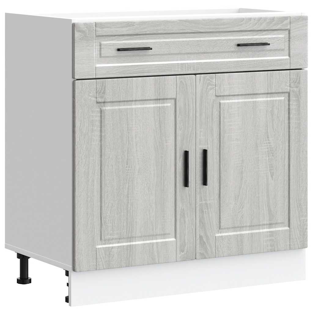 vidaXL Kitchen Base Cabinet Porto Grey Sonoma Engineered Wood