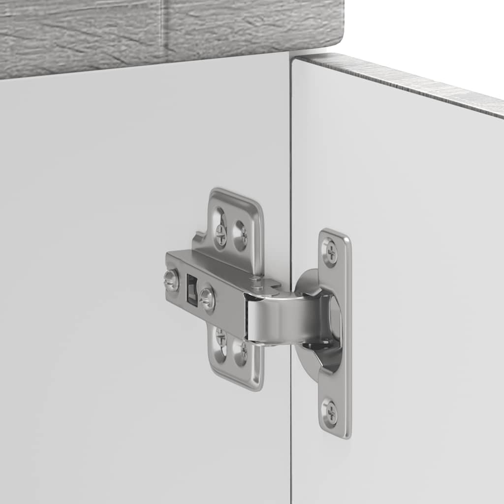 Kitchen Base Cabinet "Porto" Grey Sonoma Engineered Wood