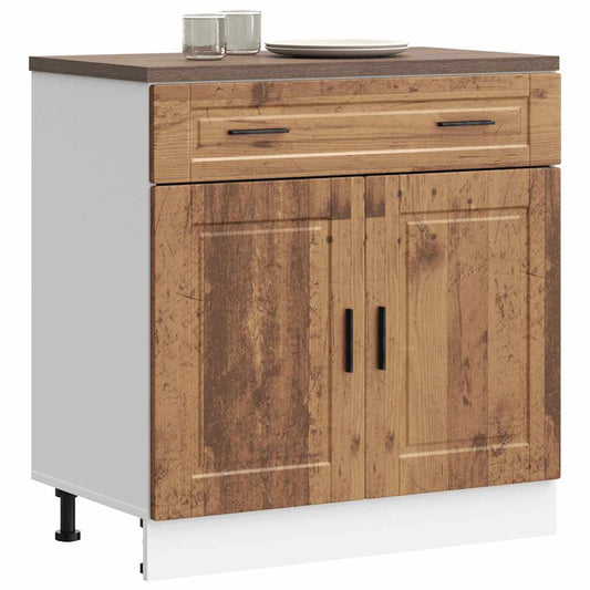 vidaXL Kitchen Base Cabinet Porto Old Wood Engineered Wood