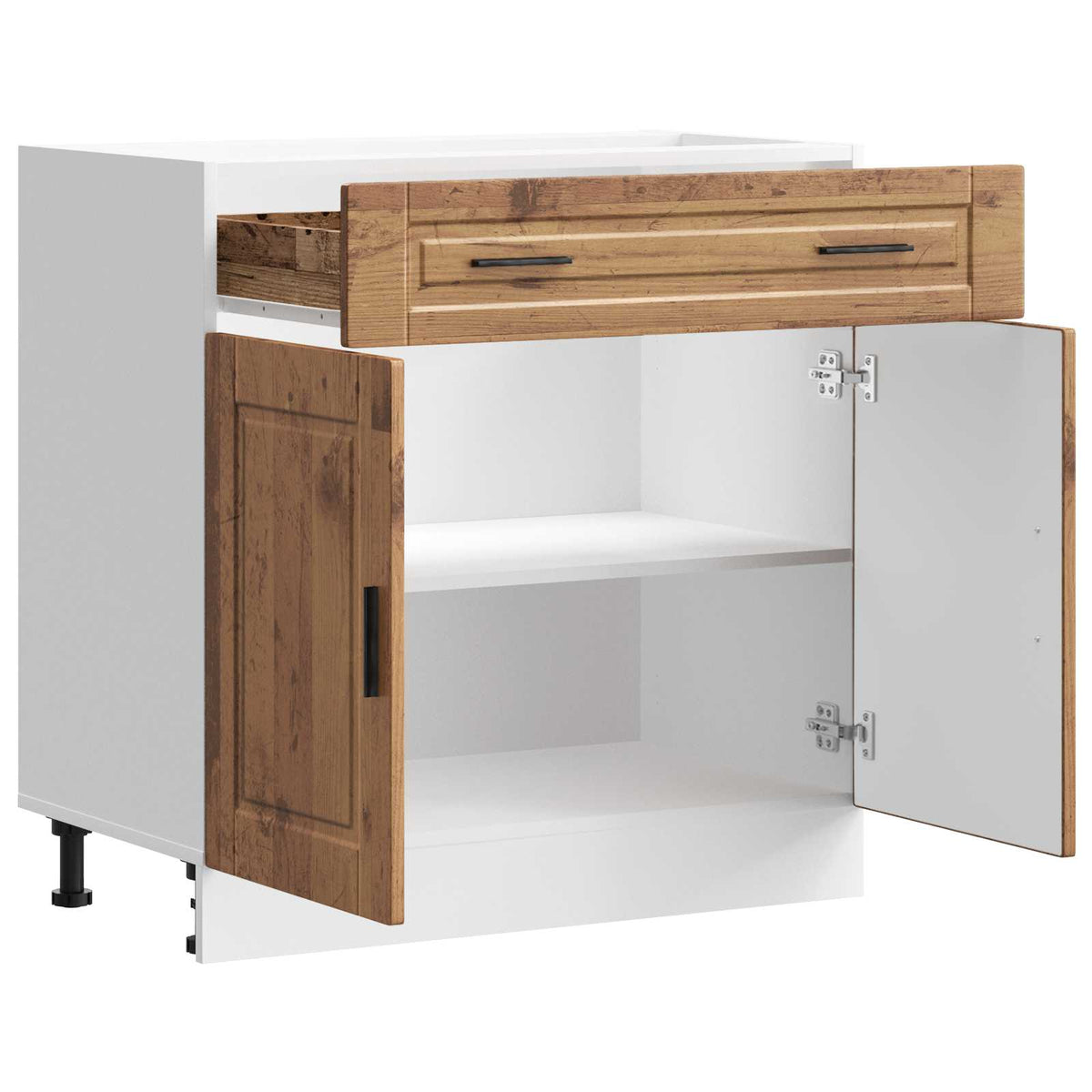 Kitchen Base Cabinet "Porto" Old Wood Engineered Wood