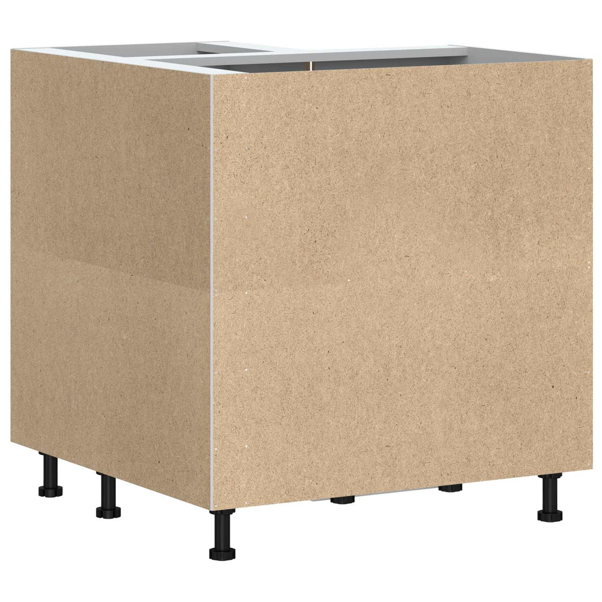Kitchen Corner Base Cabinet "Porto" High Gloss White